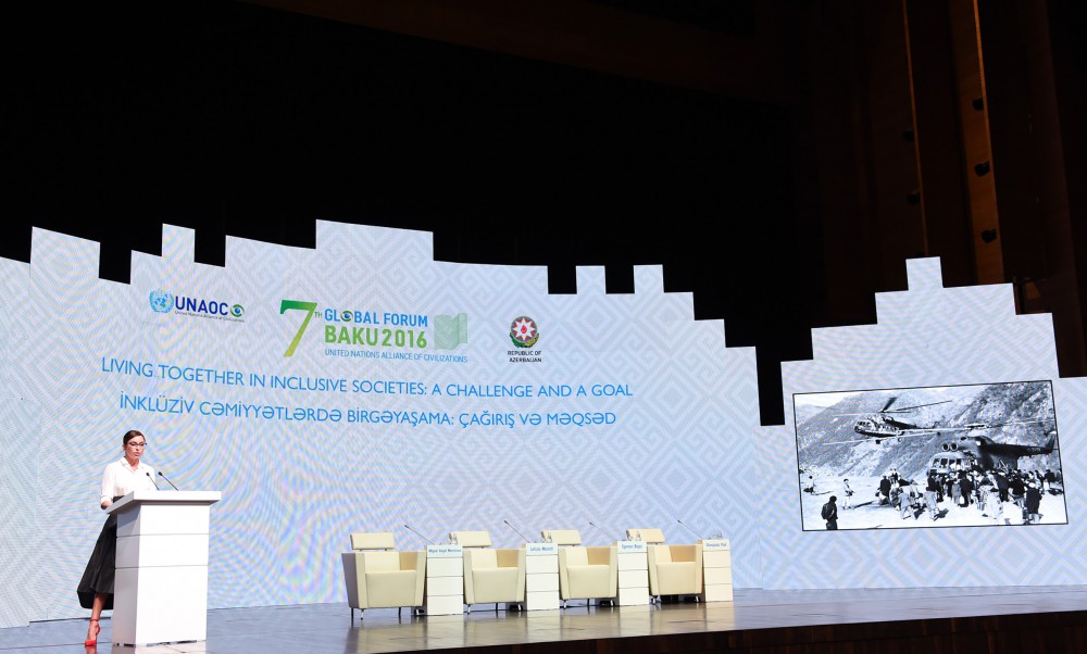 Mehriban Aliyeva: Baku forum to contribute to constructive dialogue, strengthen mutual understanding