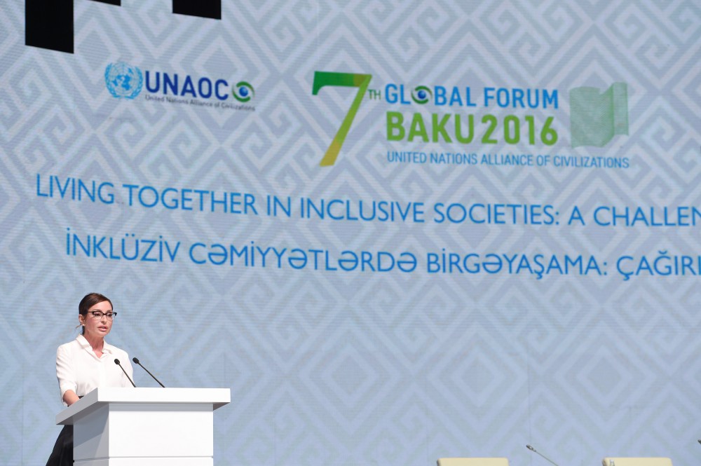 Mehriban Aliyeva: Baku forum to contribute to constructive dialogue, strengthen mutual understanding