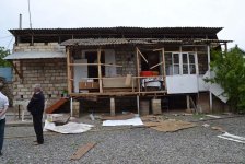 Armenians continue to shell civilians in Azerbaijan’s frontline districts (PHOTO)