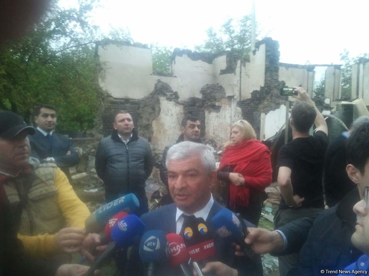 Armenian shelling severely damages Azerbaijan’s Garakhanli village (PHOTOS)