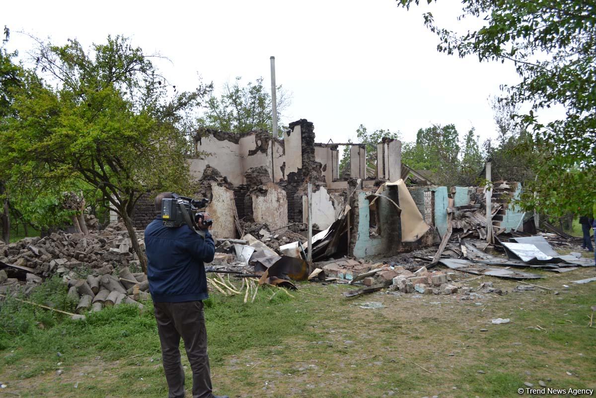 Armenians continue to shell civilians in Azerbaijan’s frontline districts (PHOTO)