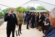 Президент Ильхам Алиев: Разрушенные дома - проявление армянского фашизма (ФОТО)