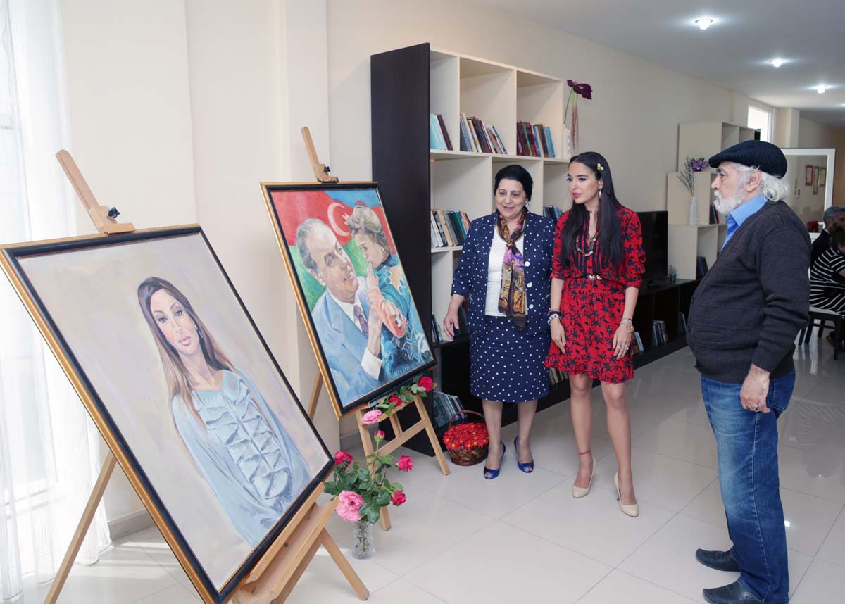 Vice-president of Heydar Aliyev Foundation Leyla Aliyeva visits care home for war, labor veterans (PHOTO)