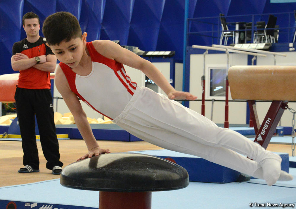 Стартовал второй день соревнований Первенства Азербайджана и Чемпионата Баку по спортивной гимнастике (ФОТО)