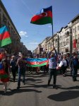 Флаги Азербайджана на Красной Площади  – шествие "Бессмертный полк" (ФОТО)