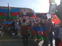 Флаги Азербайджана на Красной Площади  – шествие "Бессмертный полк" (ФОТО)