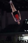 Стартовал второй день соревнований чемпионата Азербайджана и первенства Баку по прыжкам на батуте (ФОТО)