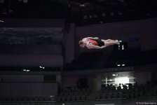 Стартовал второй день соревнований чемпионата Азербайджана и первенства Баку по прыжкам на батуте (ФОТО)