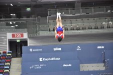 Стартовал заключительный день соревнований чемпионата Азербайджана и первенства Баку по прыжкам на батуте и тамблингу (ФОТО)