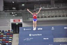 Стартовал заключительный день соревнований чемпионата Азербайджана и первенства Баку по прыжкам на батуте и тамблингу (ФОТО)