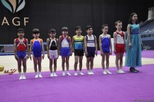Стартовал заключительный день соревнований чемпионата Азербайджана и первенства Баку по прыжкам на батуте и тамблингу (ФОТО)