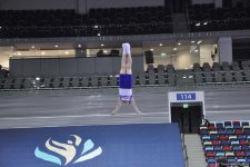Стартовал заключительный день соревнований чемпионата Азербайджана и первенства Баку по прыжкам на батуте и тамблингу (ФОТО)