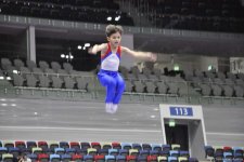 Стартовал заключительный день соревнований чемпионата Азербайджана и первенства Баку по прыжкам на батуте и тамблингу (ФОТО)