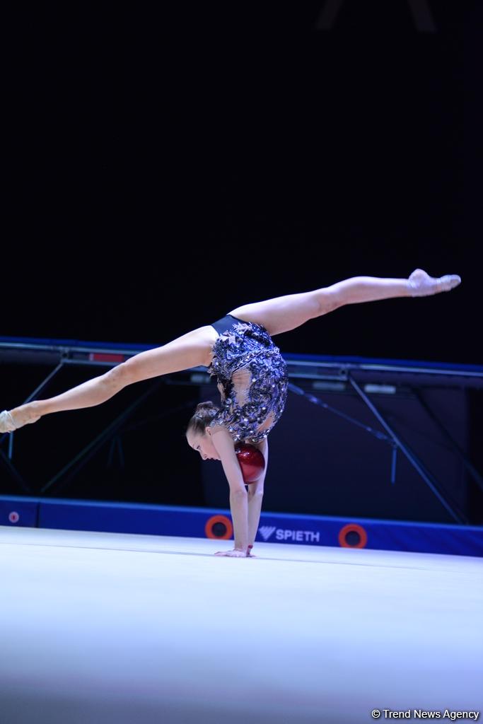 Стартовал второй день соревнований XXIII чемпионата Азербайджана по художественной гимнастике (ФОТО)