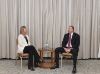 Президент Ильхам Алиев встретился с верховным представителем ЕС
