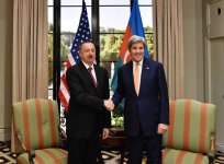 President Aliyev meets US Secretary of State