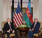 President Aliyev meets US Secretary of State