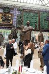 Вице-президент Фонда Гейдара Алиева Лейла Алиева приняла участие в  церемонии презентации бронзовой скульптуры Полада Бюльбюльоглу (ФОТО)