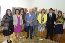 Выставка усовершенствованных музыкальных инструментов в Баку (ФОТО)