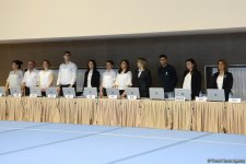 Стартовало первенство Азербайджана и Баку по акробатической гимнастике (ФОТО)