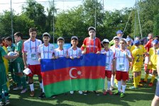 Флаг Азербайджана в Милане: "Шахдаг" в программе  "Футбол для дружбы" (ФОТО)