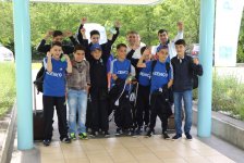 Флаг Азербайджана в Милане: "Шахдаг" в программе  "Футбол для дружбы" (ФОТО)