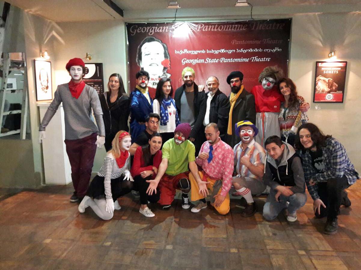 Азербайджанские мимы с успехом выступили в Грузии (ФОТО)