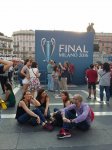 Флаг Азербайджана на Piazza del Duomo – Милан встречает финал Лиги чемпионов (ФОТО)