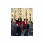 Флаг Азербайджана на Piazza del Duomo – Милан встречает финал Лиги чемпионов (ФОТО)