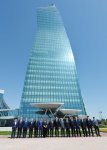 Президент Азербайджана принял участие в открытии нового административного здания SOCAR (ФОТО) (версия 2)