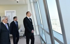 Президент Азербайджана принял участие в открытии нового административного здания SOCAR (ФОТО) (версия 2)