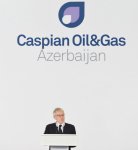Azerbaijani president attends opening of Caspian Oil & Gas exhibition 2016