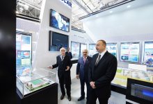 Azerbaijani president attends opening of Caspian Oil & Gas exhibition 2016
