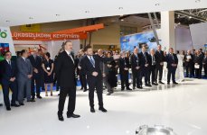 Azerbaijani president attends opening of Caspian Oil & Gas exhibition 2016
