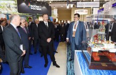 Azerbaijani president attends opening of Caspian Oil & Gas exhibition 2016