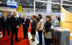 Azerbaijani president attends opening of Caspian Oil & Gas exhibition 2016