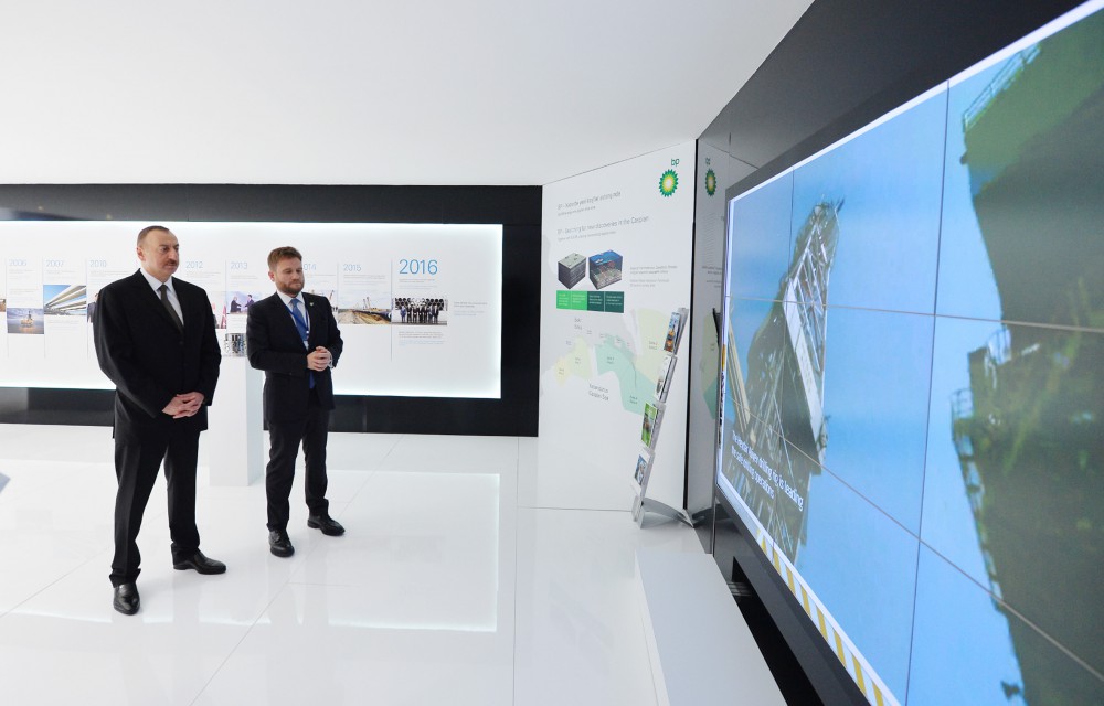 Azerbaijani president attends opening of Caspian Oil & Gas exhibition 2016