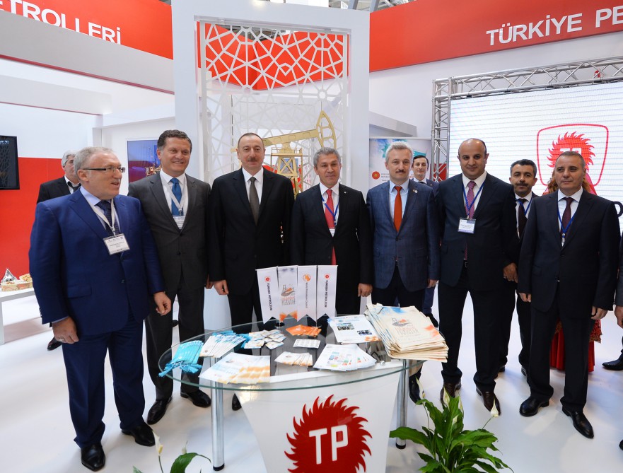 Azerbaijani president attends opening of Caspian Oil & Gas exhibition 2016
