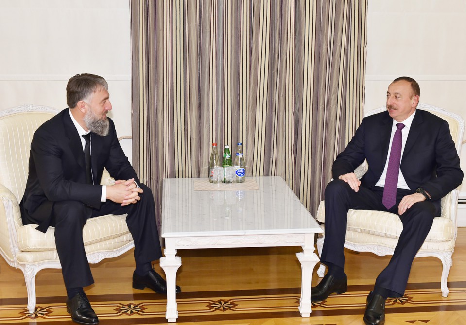 President Aliyev receives personal envoy of head of Chechen Republic