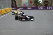 В Баку стартовала практическая сессия автогонок в классе GP2 (ФОТО)