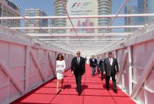 Президент Азербайджана и его супруга наблюдали за соревнованиями Гран-при Европы Формулы 1 (ФОТО)