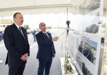 President Aliyev attends opening of Mashtaga-Bilgah highway, streets in Nardaran (PHOTO)