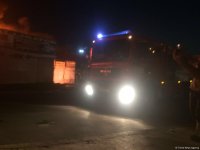 Big fire extinguished at car market in Baku (UPDATE) (PHOTO)
