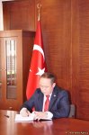 В посольстве Турции в Азербайджане открыта Книга памяти (ФОТО)