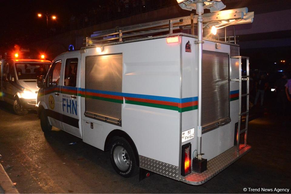 Big fire extinguished at car market in Baku (PHOTO/VIDEO)