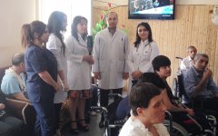 Азербайджанские звезды посетили Дом престарелых и инвалидов (ФОТО)