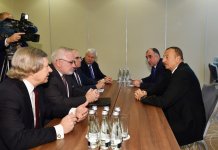 Президент Азербайджана встретился в Варшаве с сопредседателями МГ ОБСЕ