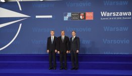 Президент Азербайджана Ильхам Алиев принял участие в церемонии открытия саммита НАТО