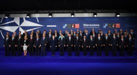 Президент Азербайджана Ильхам Алиев принял участие в церемонии открытия саммита НАТО