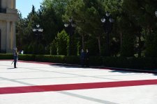 Baku holds official welcoming ceremony for Ukrainian president
